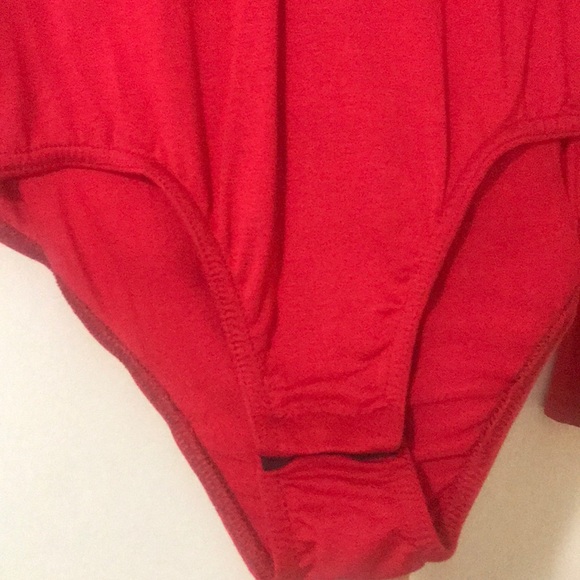 ❌S O L D ❌MISSGUIDED Red Body Suit - Picture 2 of 5